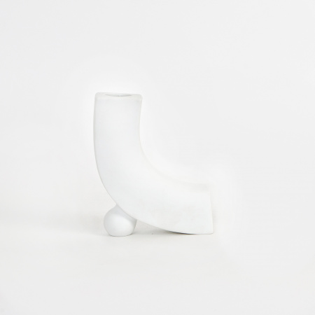 Ваза "Bend" белая