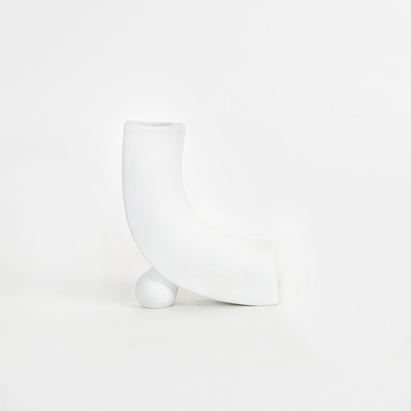 Ваза "Bend" белая