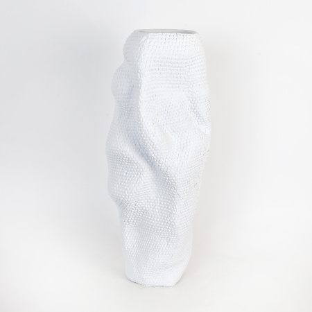 Ваза Серия "Dragon Scales" большая, белая