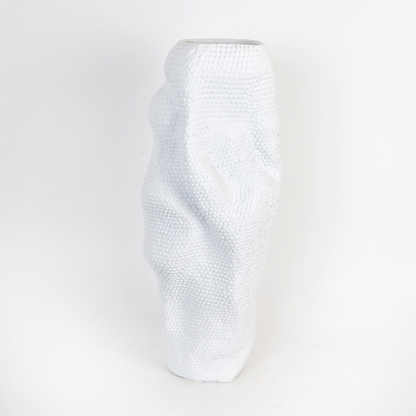 Ваза Серия "Dragon Scales" большая, белая