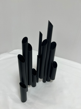 Ваза-статуэтка "TUBES" L, черная