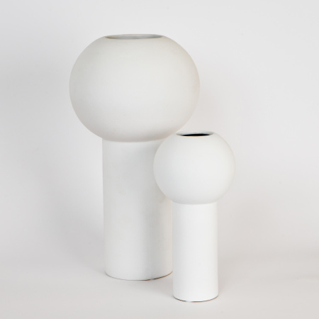 Ваза "Фонарик" белый малый