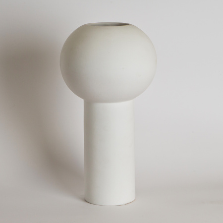 Ваза "Фонарик" белый большой