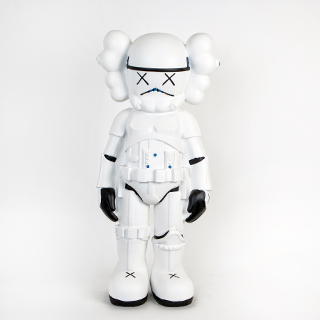 Статуэтка серия "KAWS SW Standing Clown", белая