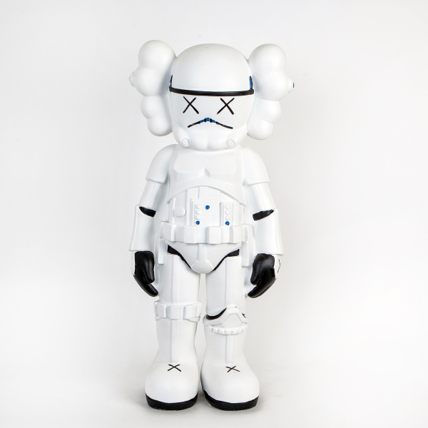 Статуэтка серия "KAWS SW Standing Clown", белая