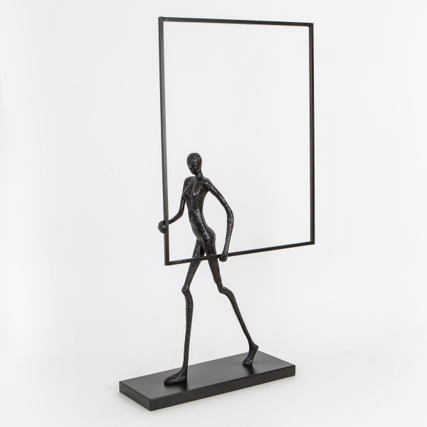 Статуэтка "Square Girl", черная