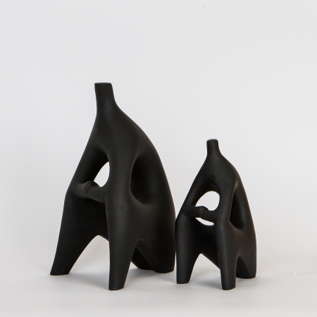 Статуэтка "SittingMan L", черная