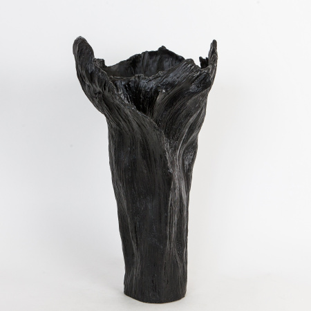 Ваза "Flame Flower", черная