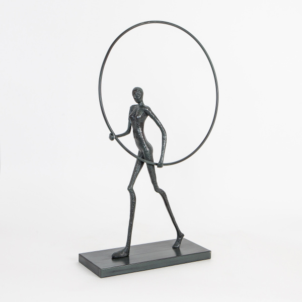 Статуэтка "Ring Girl", серая