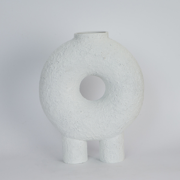 Ваза "RUMAN TWO LEG WHITE"