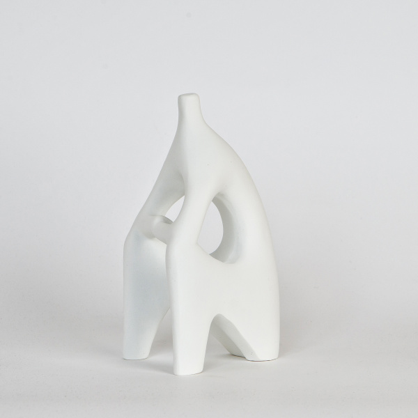 Статуэтка "SittingMan S", белая