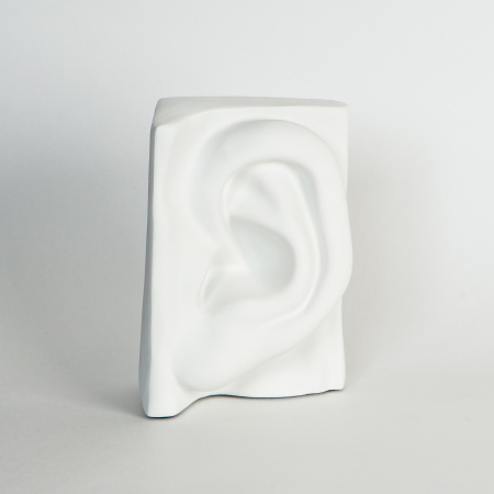 Статуэтка серия "Face", ухо, белая