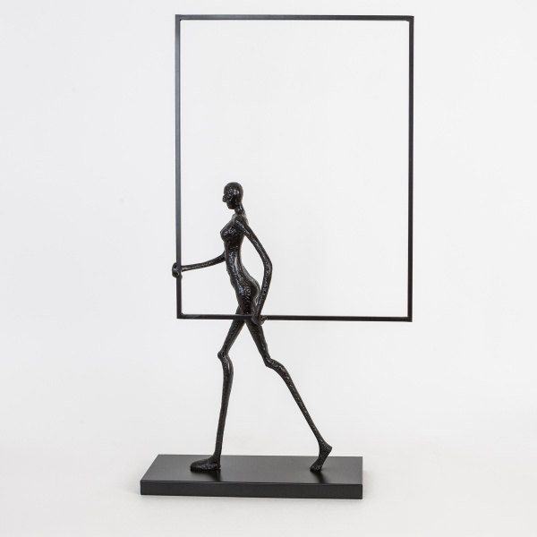 Статуэтка "Square Girl", черная