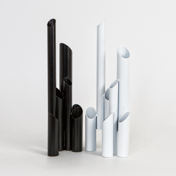 Ваза-статуэтка "TUBES" M, черная