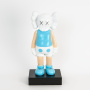 Статуэтка серия "KAWS Standing Clown", голубая
