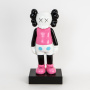 Статуэтка серия "KAWS Standing Clown", розовая