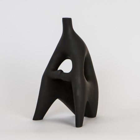 Статуэтка "SittingMan L", черная