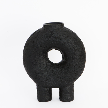 Ваза "RUMAN TWO LEG BLACK"