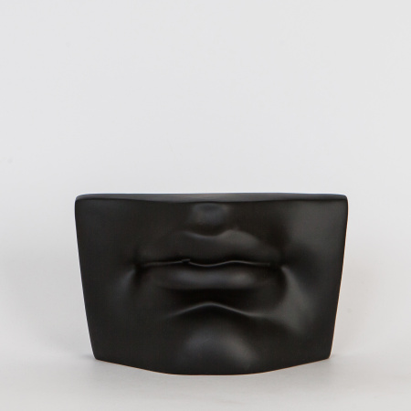 Статуэтка серия "Face", губы, черная