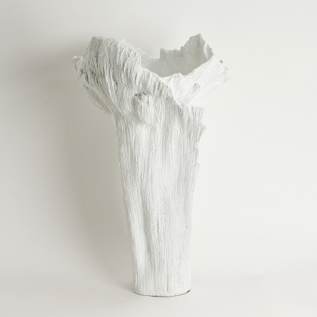 Ваза "Flame Flower", белая