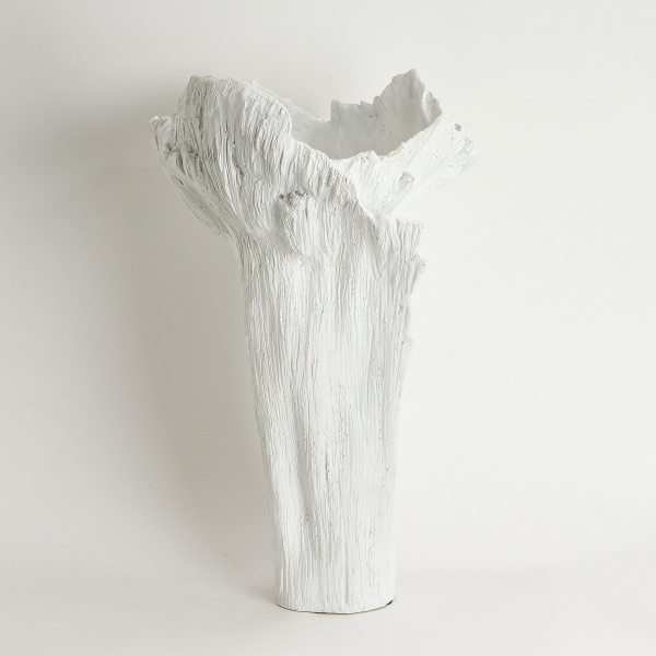 Ваза "Flame Flower", белая